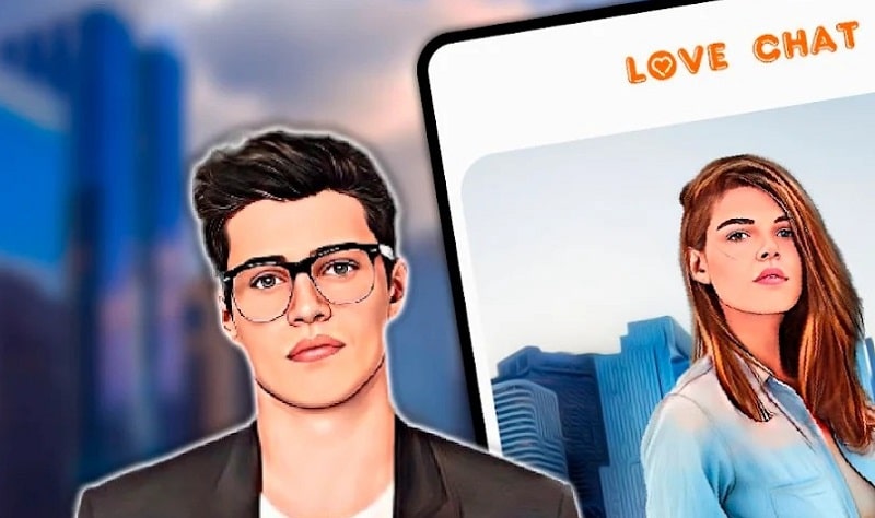 Love Chat Virtual Dating Game APK MOD APK icon