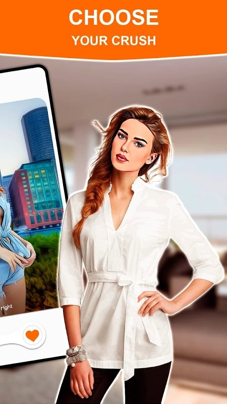 Love Chat Virtual Dating Game APK - screenshot 1