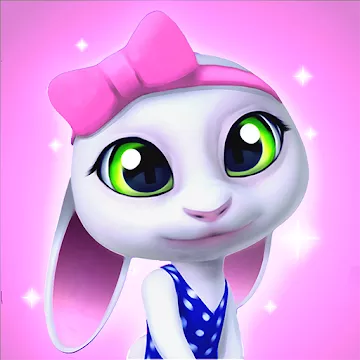 Bu the Baby Bunny - Cute pet care game MOD APK icon