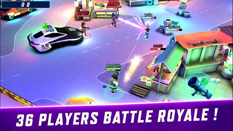 Gridpunk Battle Royale 3v3 PvP APK - screenshot 2