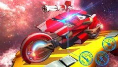 Space Bike Galaxy Race - screenshot 1