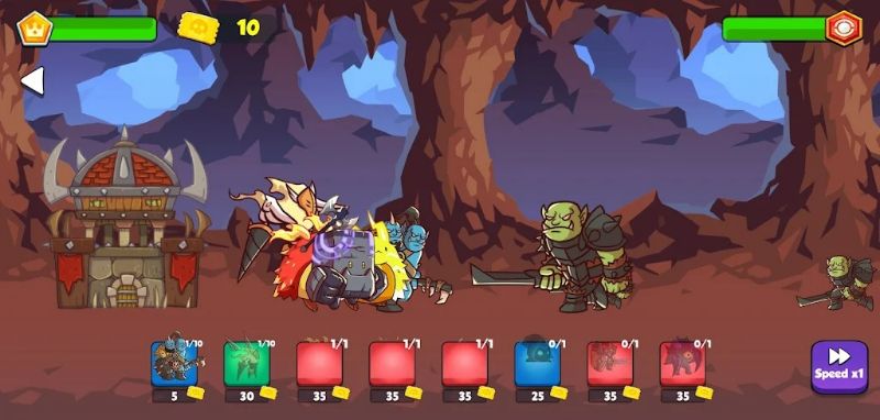 Heroes vs Monsters Tower War APK - screenshot 3