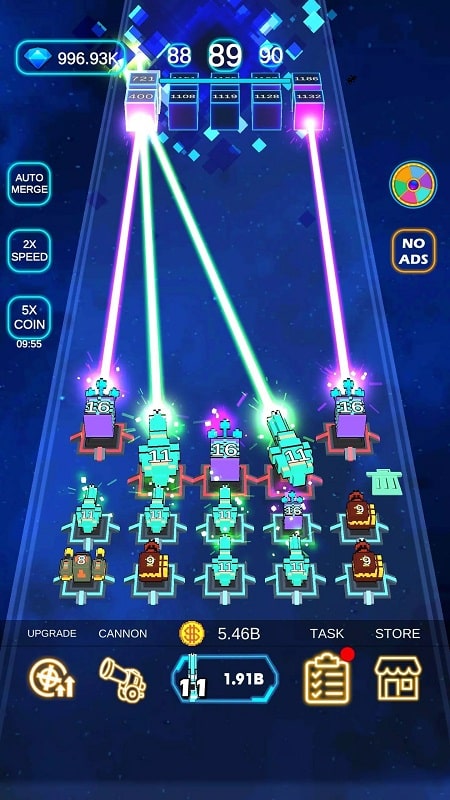 Fireline Merge Defense 3D APK - screenshot 1