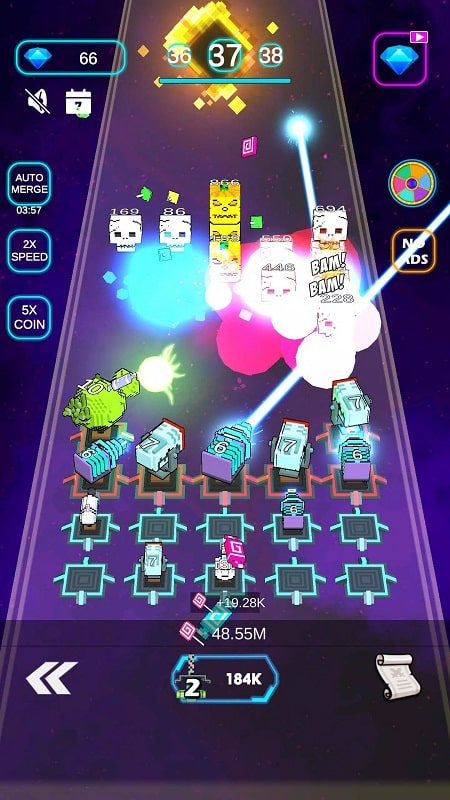 Fireline Merge Defense 3D APK - screenshot 2