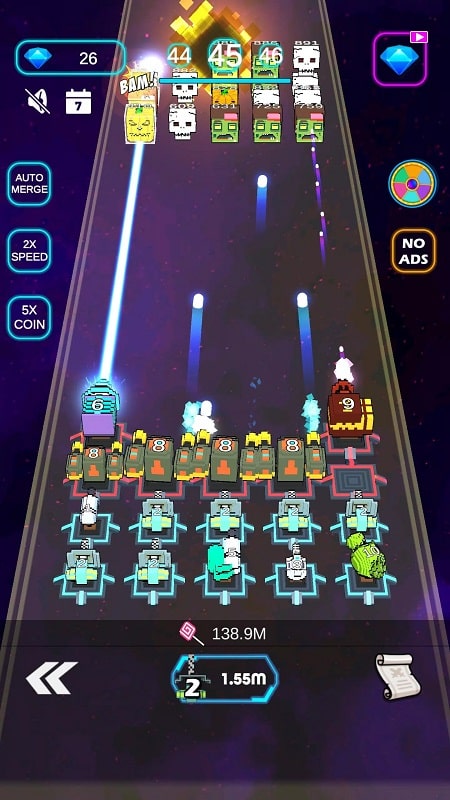 Fireline Merge Defense 3D APK - screenshot 3