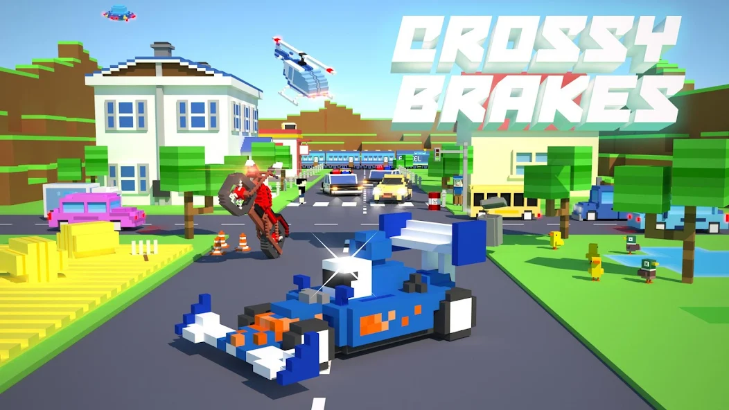 Crossy Brakes Blocky Road Fun - screenshot 16