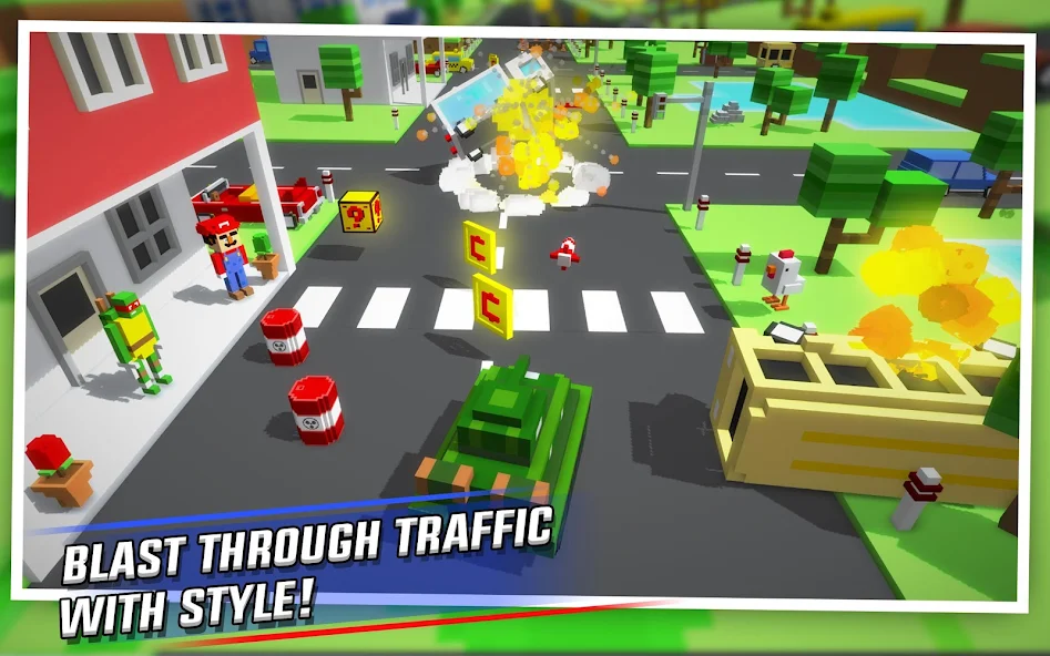 Crossy Brakes Blocky Road Fun - screenshot 21