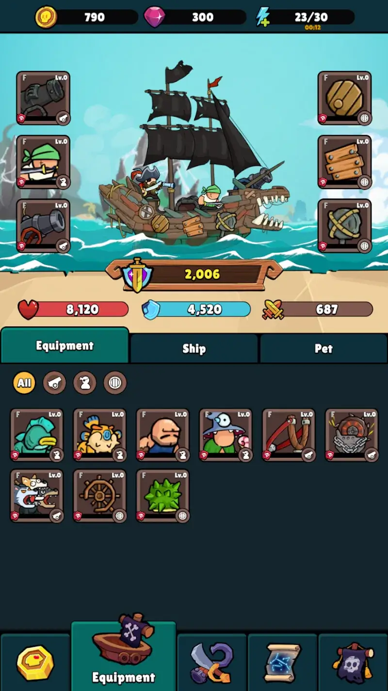 Pirate King Tap Idle RPG - screenshot 3