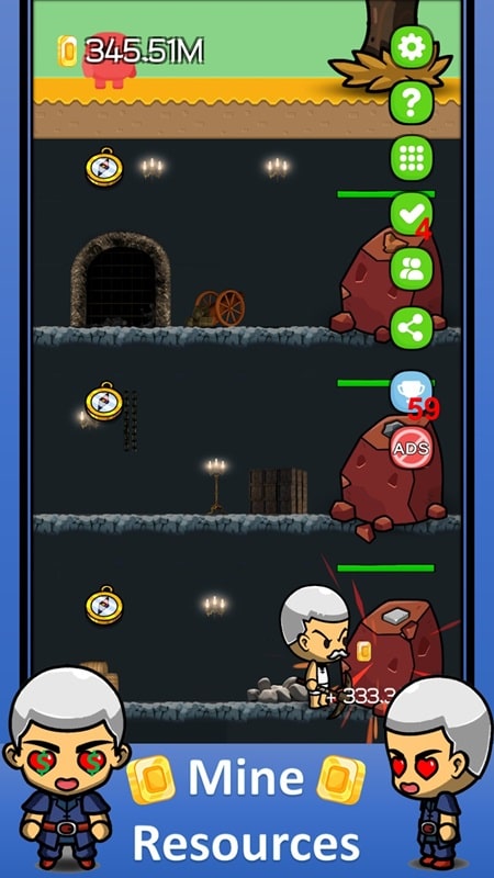 To Idle Or Not Miner Hero APK - screenshot 1