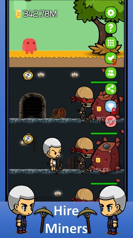 To Idle Or Not Miner Hero APK - screenshot 3