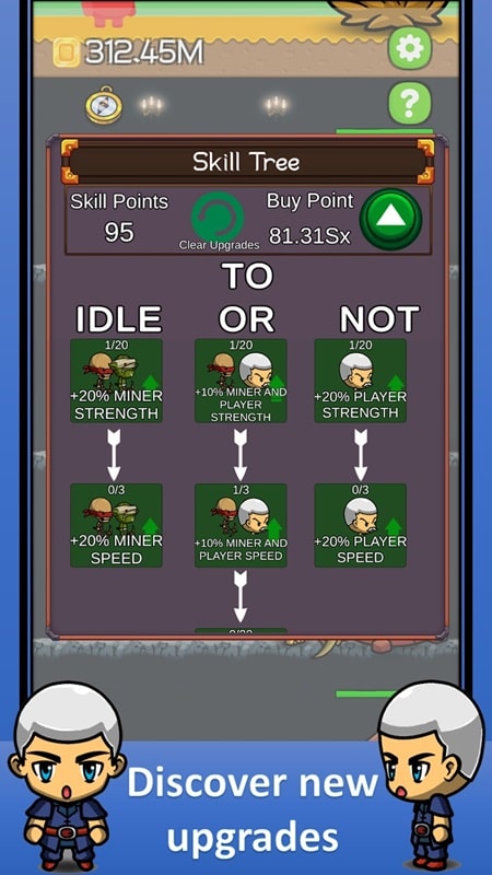 To Idle Or Not Miner Hero APK - screenshot 5