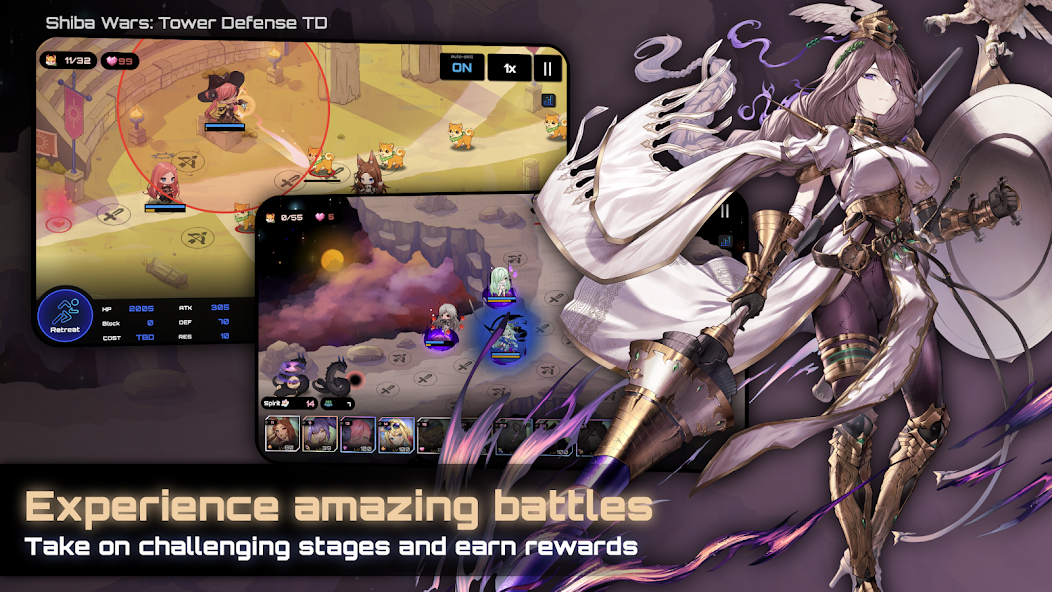 Shiba Wars: Tower Defense TD - screenshot 3