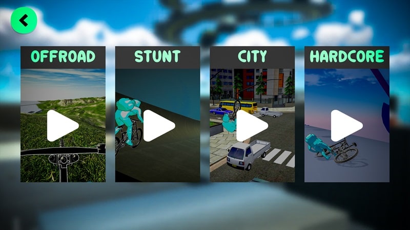 Bicycle Extreme Rider 3D - screenshot 1