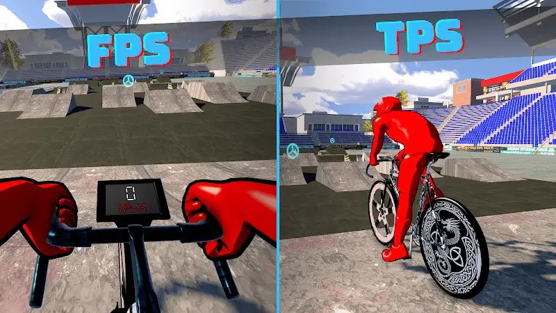 Bicycle Extreme Rider 3D - screenshot 1