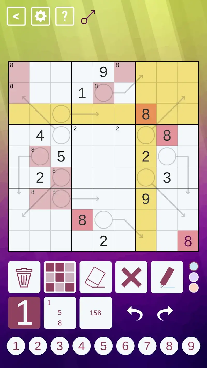 Arrow Sudoku - screenshot 1
