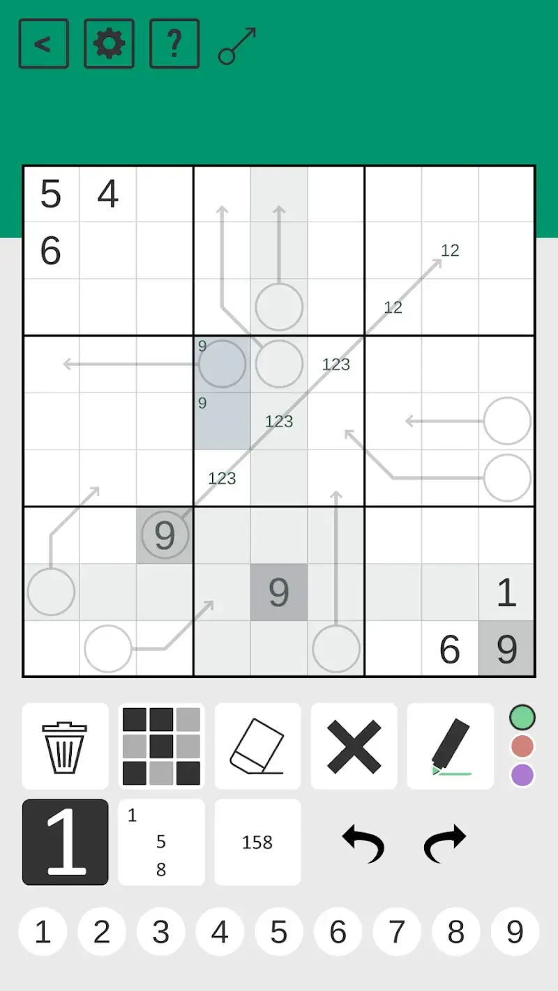 Arrow Sudoku - screenshot 2