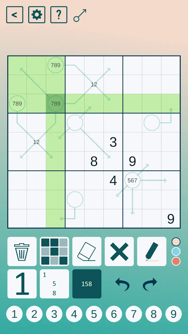 Arrow Sudoku - screenshot 3