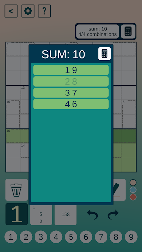 Killer Sudoku APK 1.4.0 (Full Game) for Android - screenshot 2
