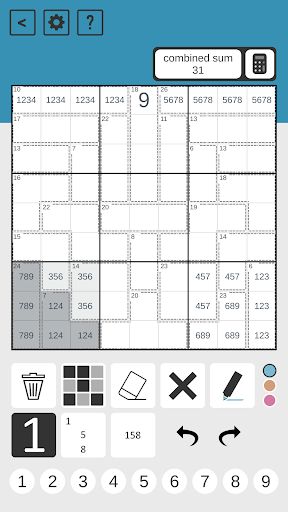 Killer Sudoku APK 1.4.0 (Full Game) for Android - screenshot 3