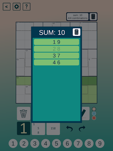 Killer Sudoku APK 1.4.0 (Full Game) for Android - screenshot 5