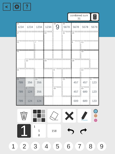 Killer Sudoku APK 1.4.0 (Full Game) for Android - screenshot 6