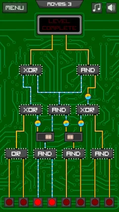 Circuit Scramble - Computer Logic Puzzles - screenshot 2