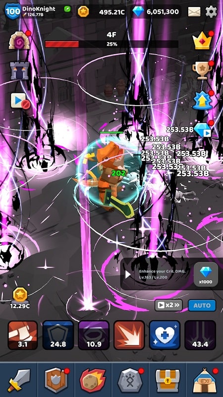 Dino Knight APK - screenshot 4