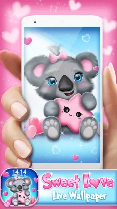 Sweet Love Live Wallpaper - screenshot 1