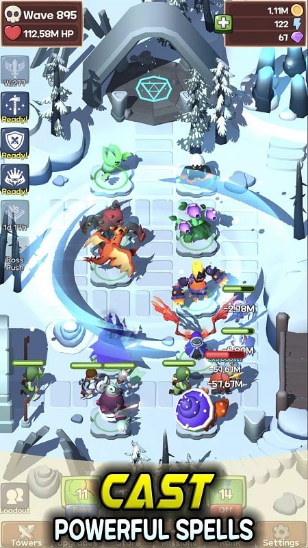 Idle Monster TD - screenshot 1