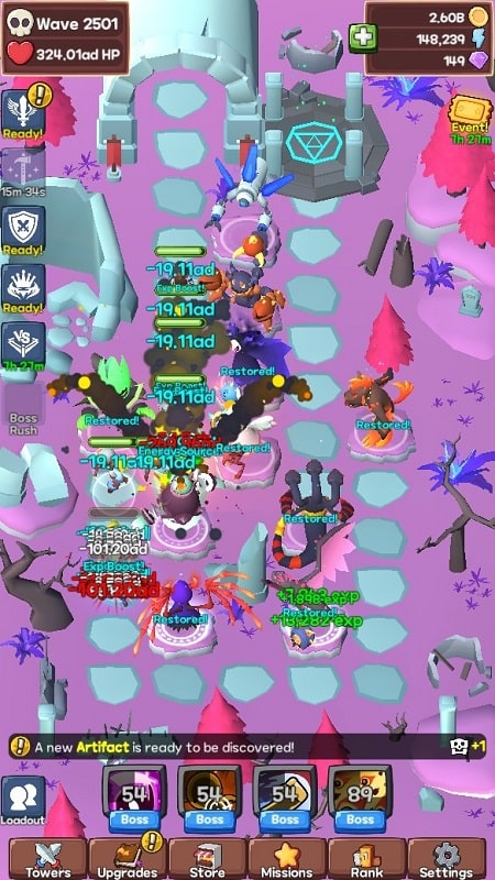 Idle Monster TD - screenshot 3