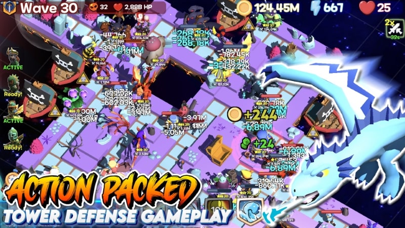 Monster Tiles TD APK - screenshot 2