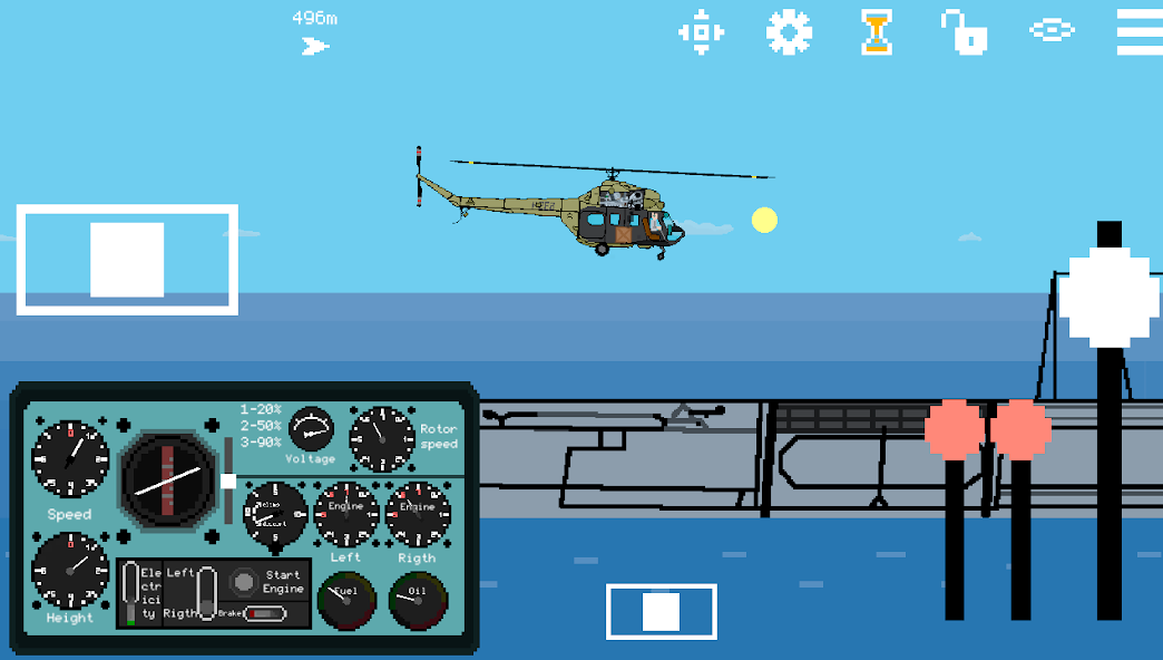 Pixel Helicopter Simulator - screenshot 1