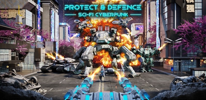 Protect &amp; Defense Sci-Fi Cyber APK - app icon
