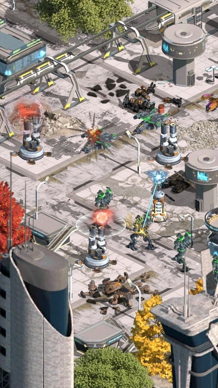 Protect &amp; Defense Sci-Fi Cyber APK - screenshot 2