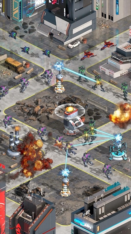 Protect &amp; Defense Sci-Fi Cyber APK - screenshot 4