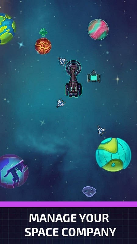 Idle Planet Miner APK - screenshot 1