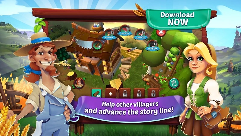 Farmers Conquest Village Tales APK - screenshot 4