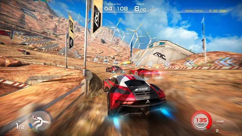 Rise Race The Future v1.7 APK (Unlocked Game) - screenshot 1