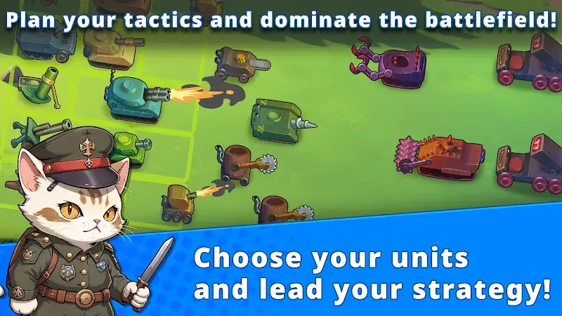 Cat Commanders Tank Wars - screenshot 1