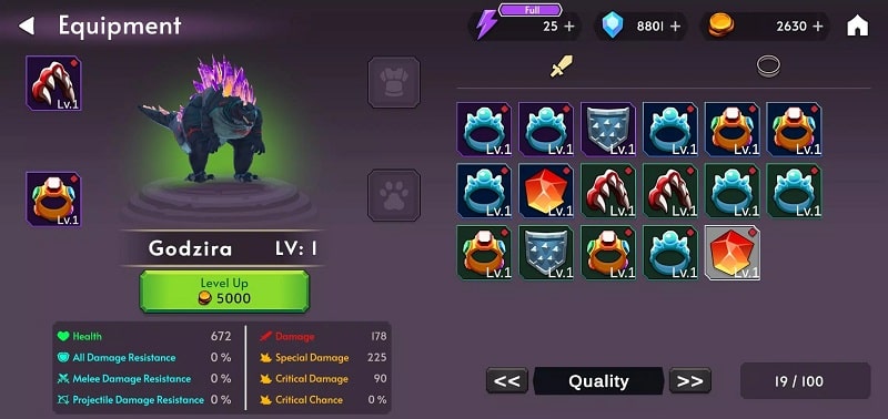 Kaiju Brawler APK - screenshot 3