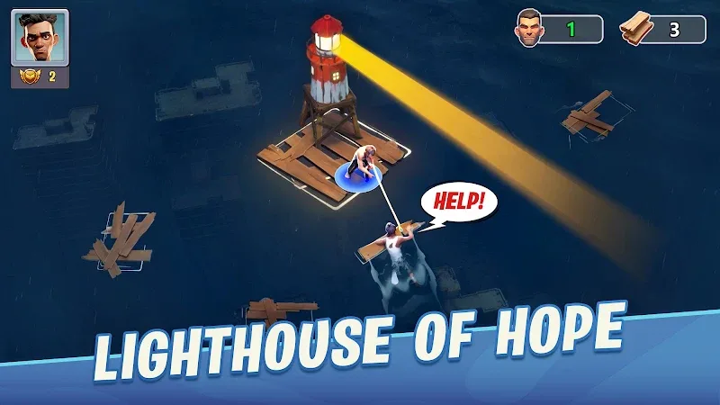 Raft War Survival - screenshot 1