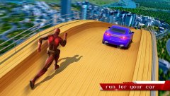 Super Speed Hero Mega Ramp Racing Stunts - screenshot 4
