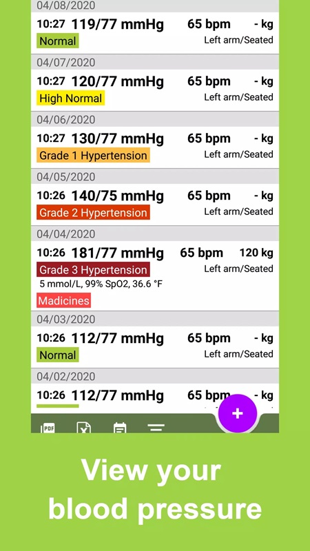 Blood Pressure Tracker APK - screenshot 5