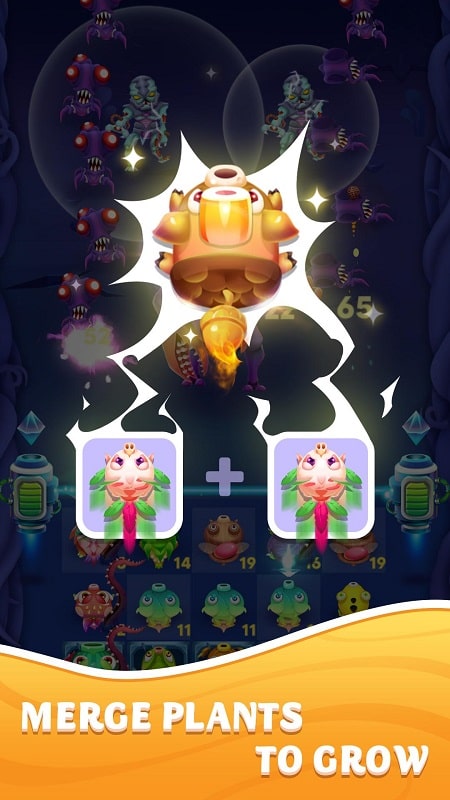 Merge Plants Aliens Defense APK - screenshot 4