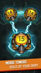 Cybershock : TD Idle & Merge - screenshot 1