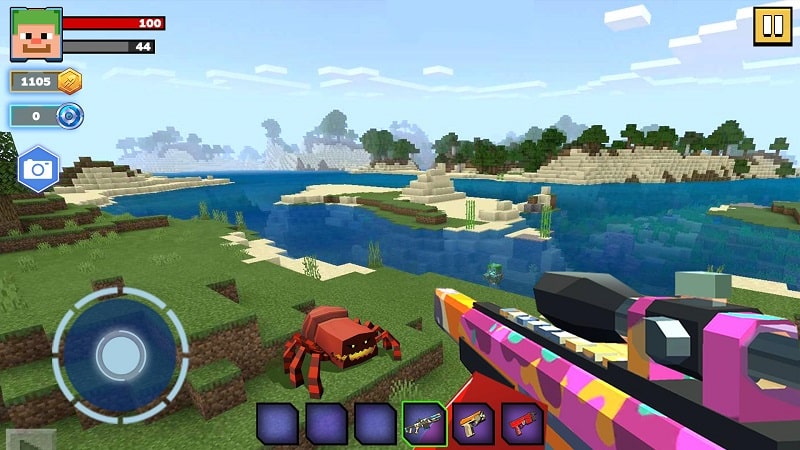 Fire Craft 3D Pixel World APK - screenshot 3