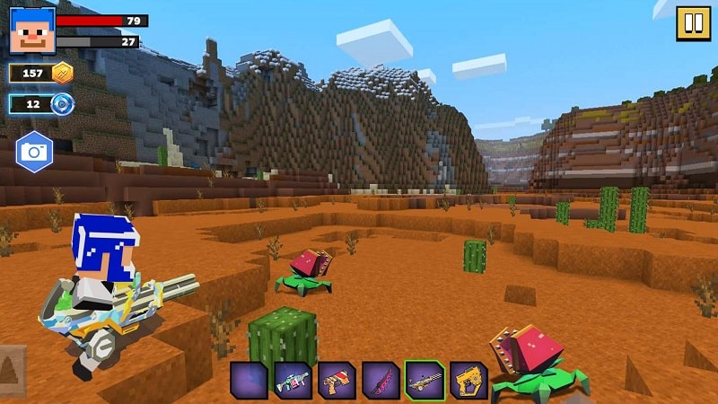 Fire Craft 3D Pixel World APK - screenshot 4