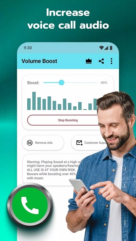 Volume Booster for Android APK - screenshot 2