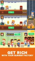 Idle Burger Factory - Tycoon Empire Game - screenshot 1