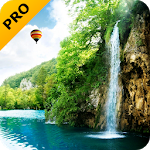 Forest Waterfall PRO Live Wallpaper - app icon
